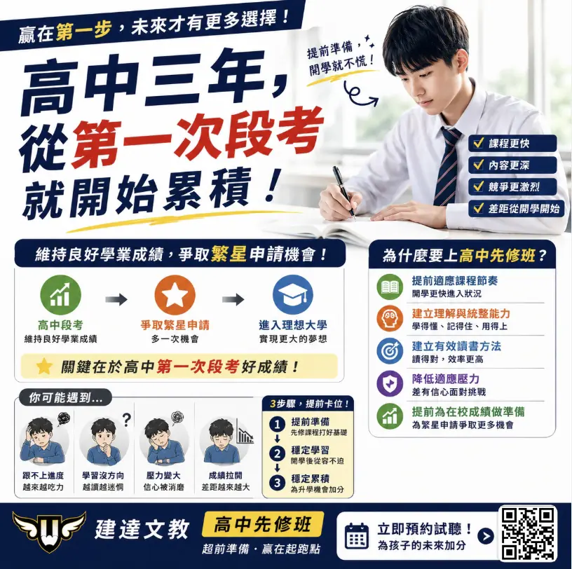 <松竹校>高中先修班 爭取繁星申請